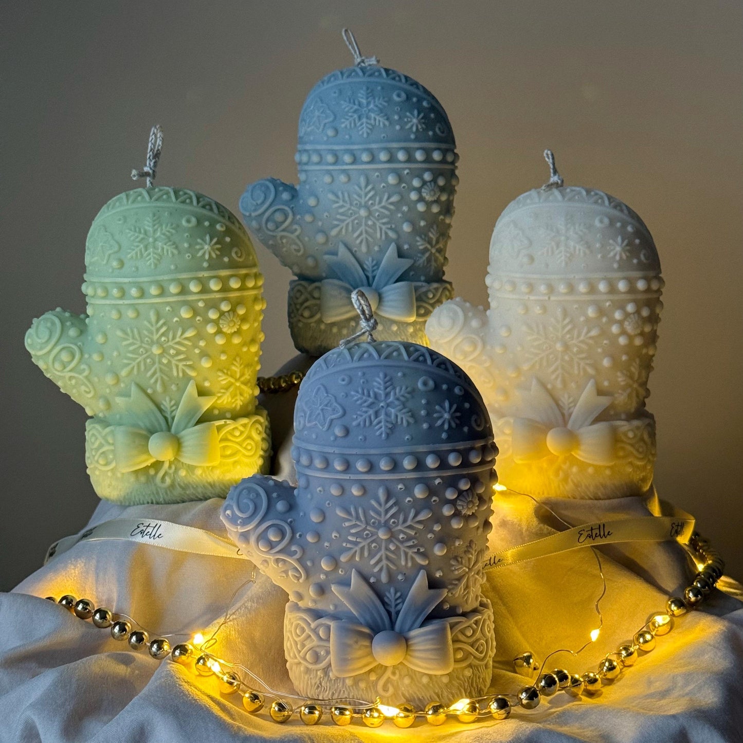 Huge Christmas Glove Candle