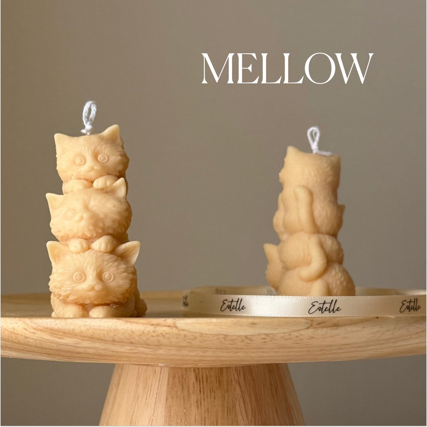 Tiny Kittens Candle