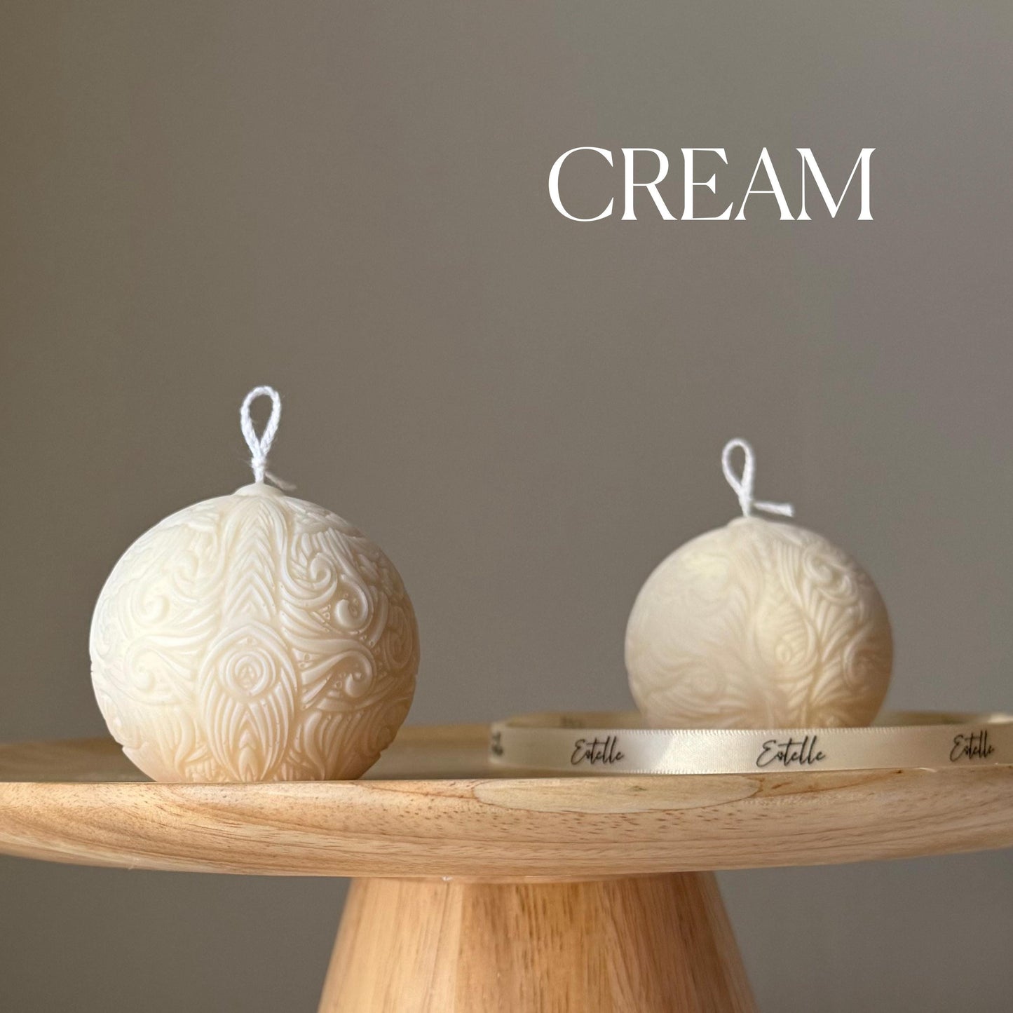 Pattern Ball Candle