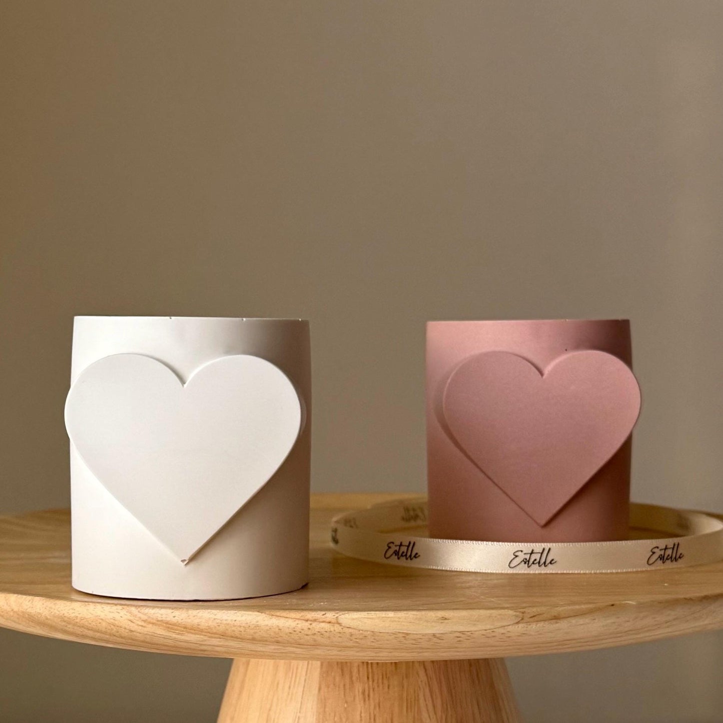 Heart Shaped Jar Soy Wax Candle