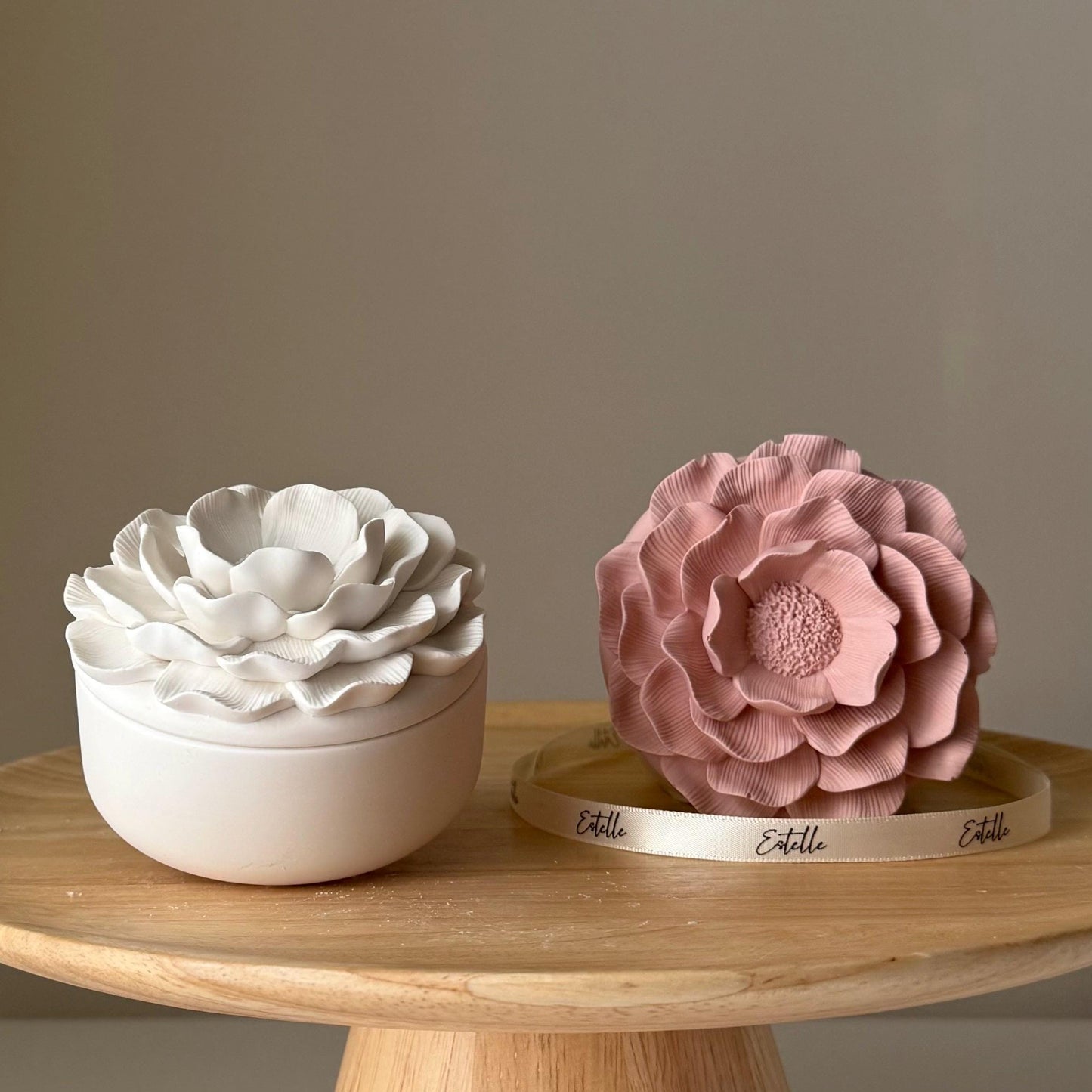 Camelia Flower Jar Soy Wax Candle