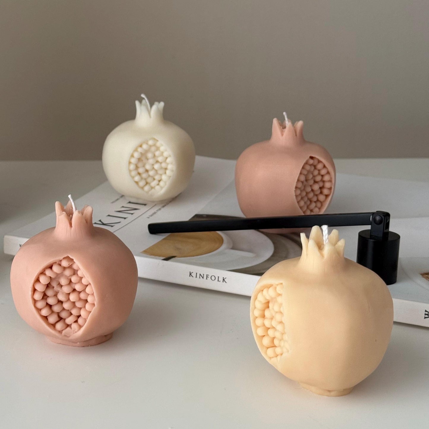 Pomegranate Shaped Candle