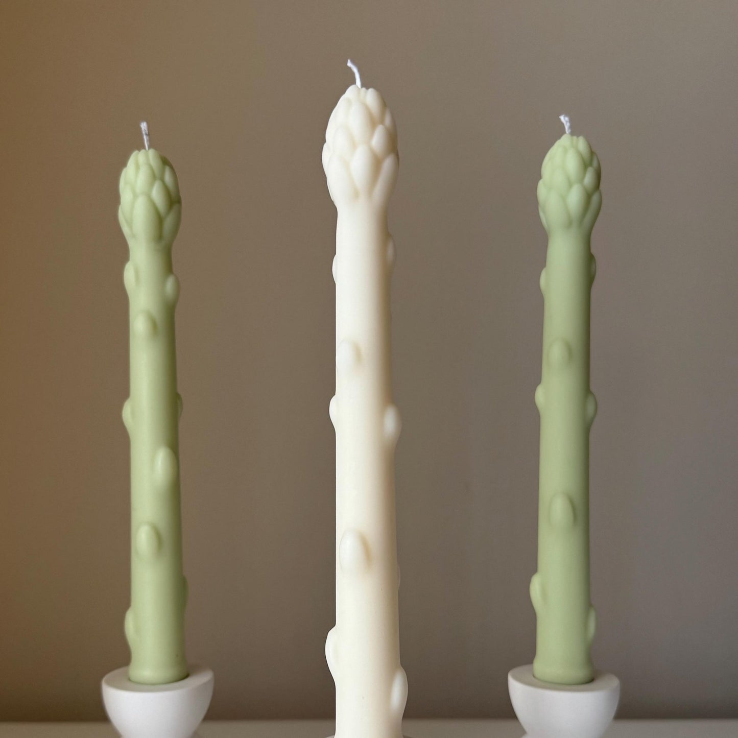 Asparagus Taper Candle