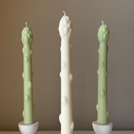 Asparagus Taper Candle