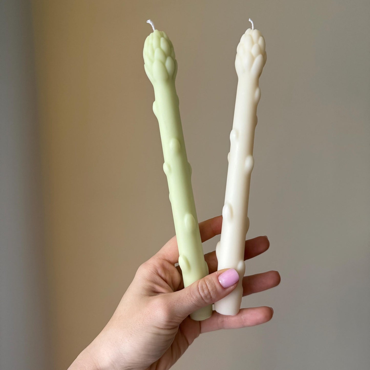 Asparagus Taper Candle