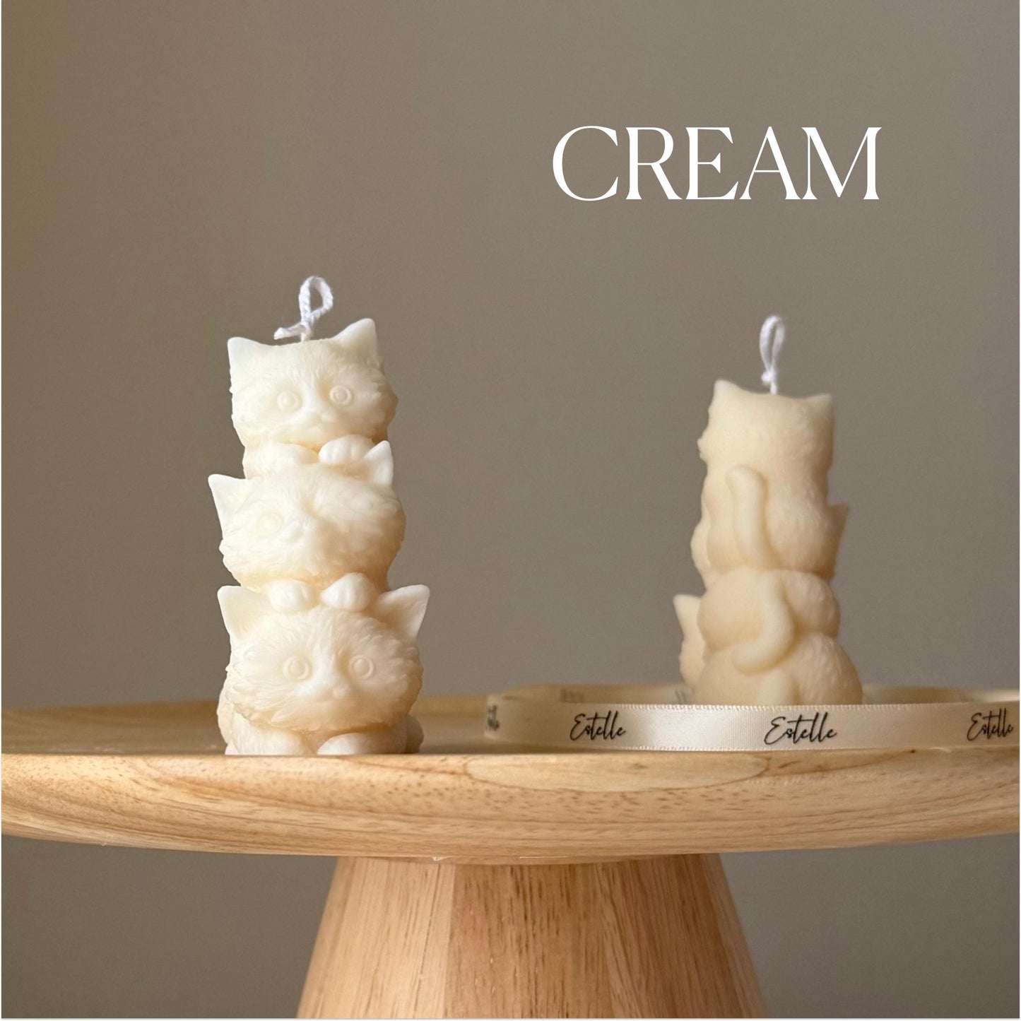 Tiny Kittens Candle