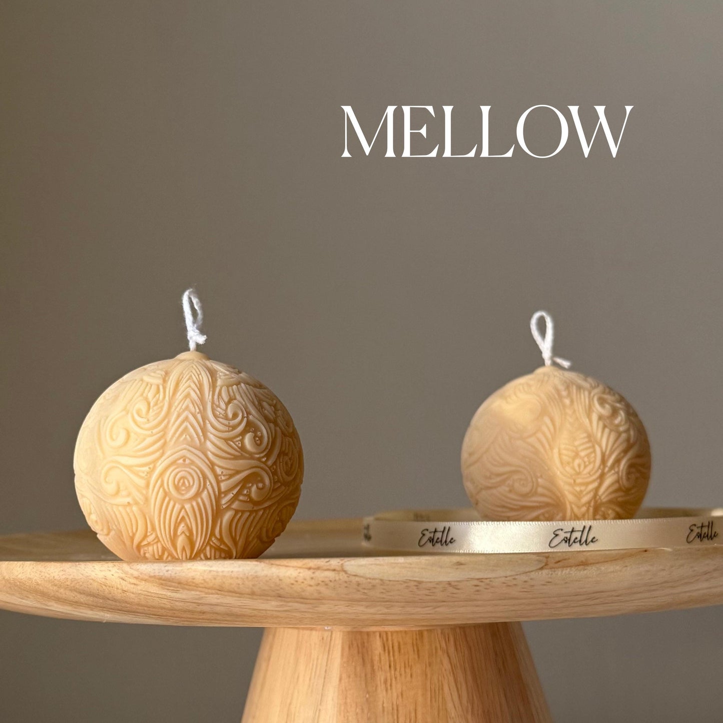 Pattern Ball Candle