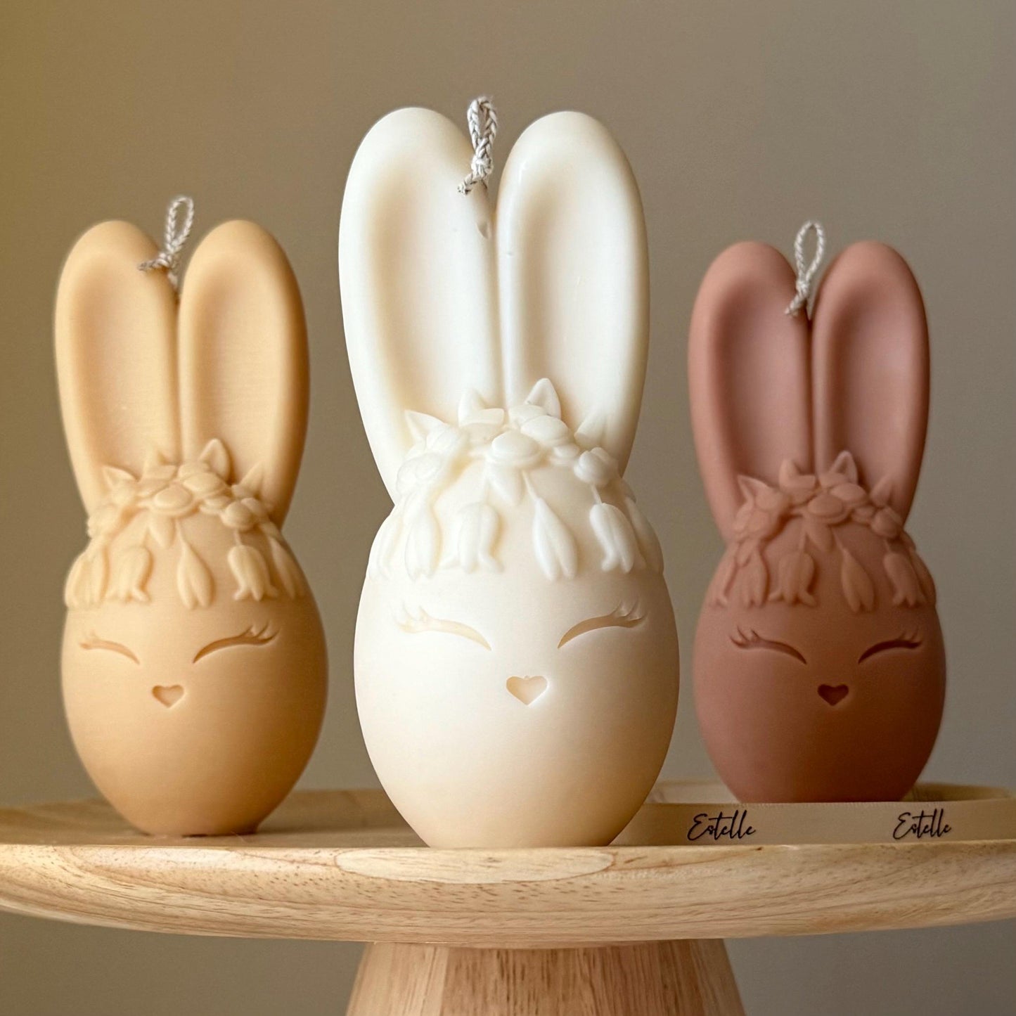 Egg Rabbit Candle