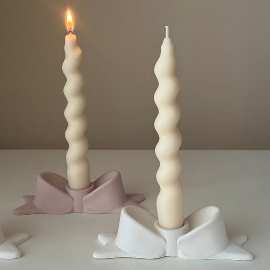 Bowtie Candlestick Holder