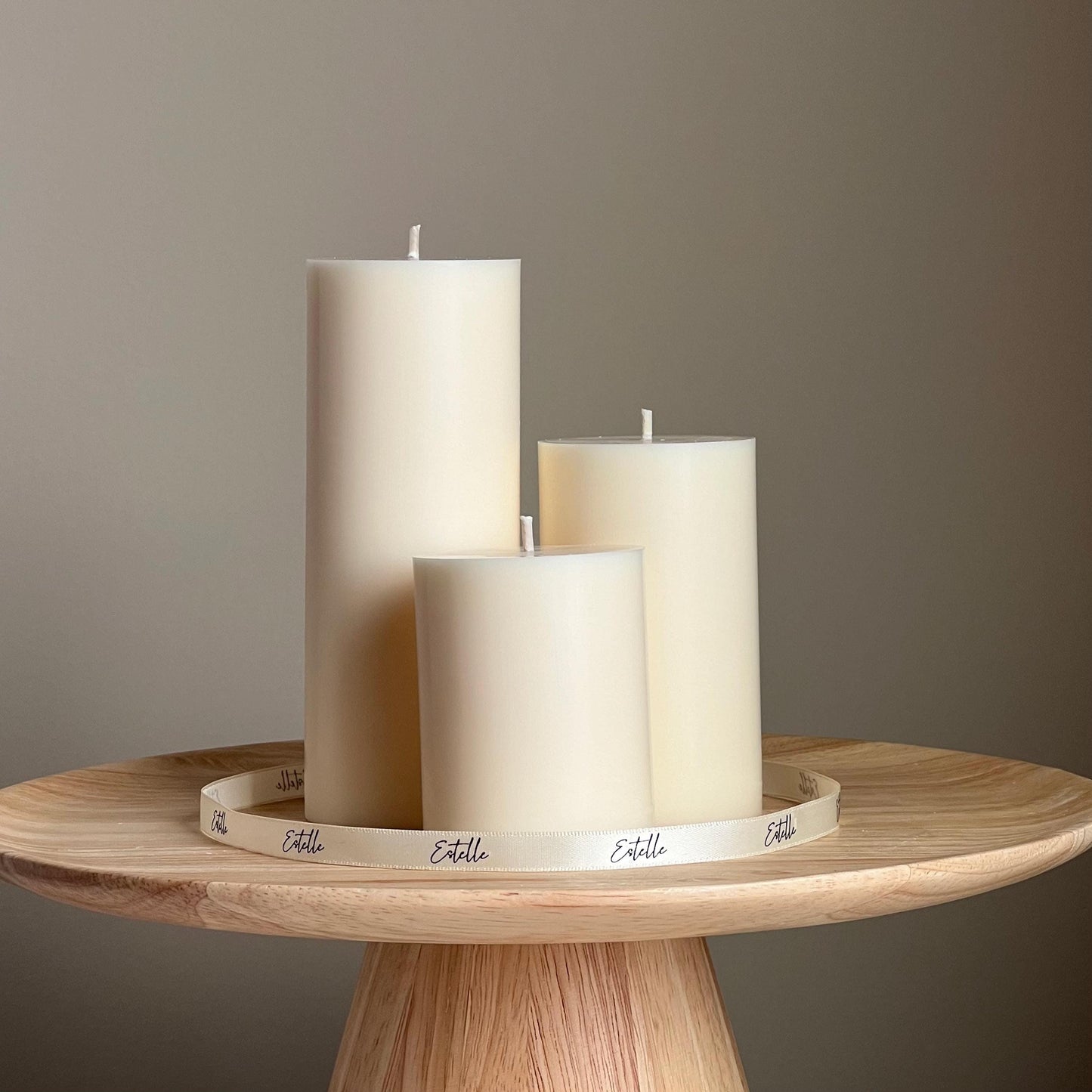 Set of 3 Classic Pillar Candles