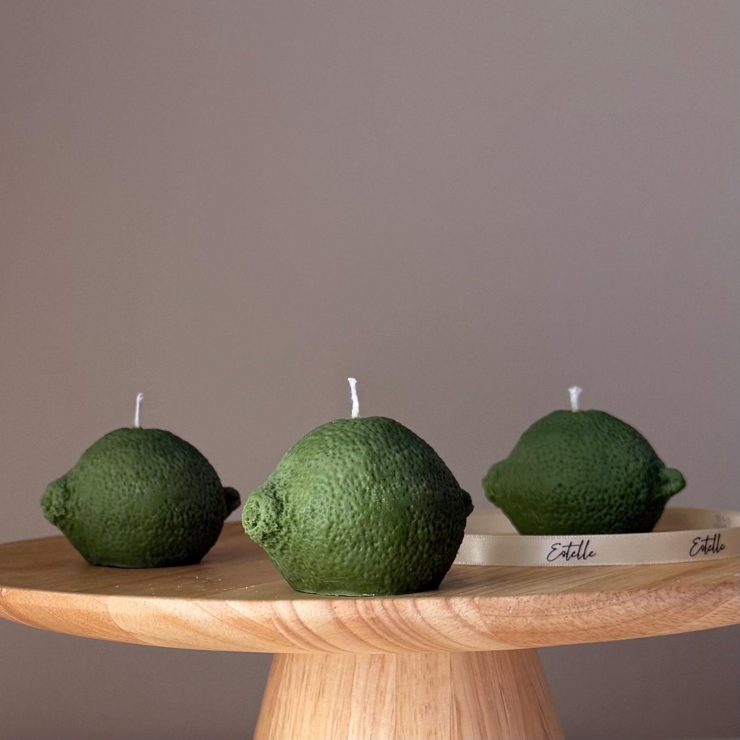 Lime Shaped Candle