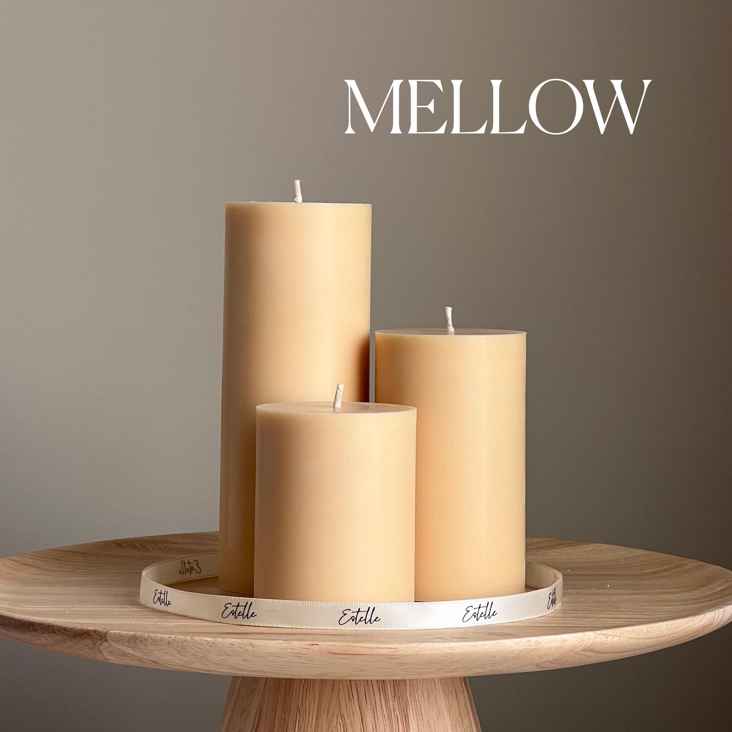 Set of 3 Classic Pillar Candles