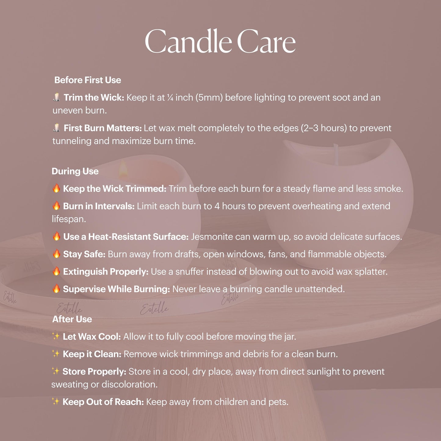 Conch Shell Container Soy Wax Candle