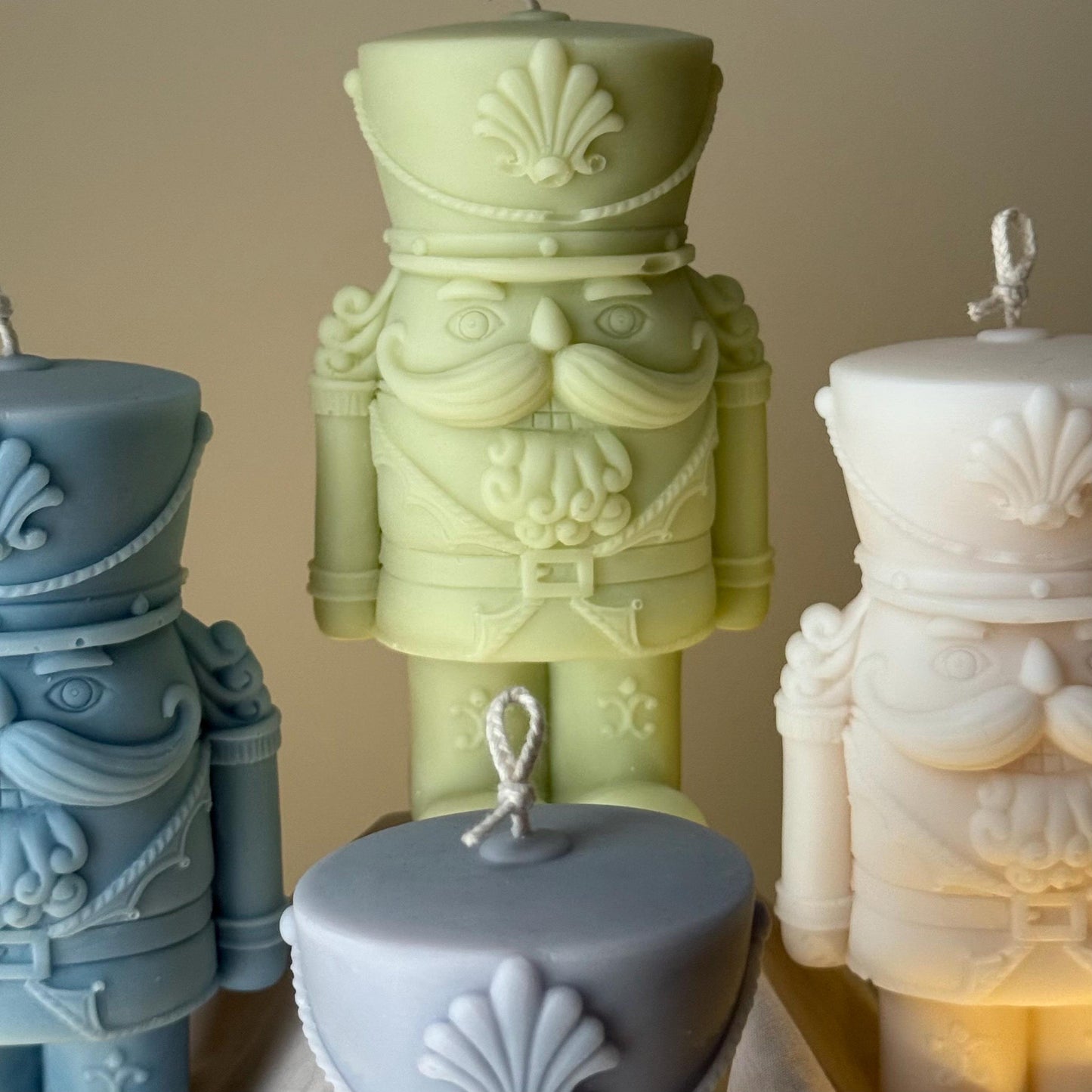 Nutcracker Candle | Handmade Gift | Cute Candle |Christmas Decor |Hand Poured Sculptural Candle| Aesthetic Festive Home Decor|Christmas Gift
