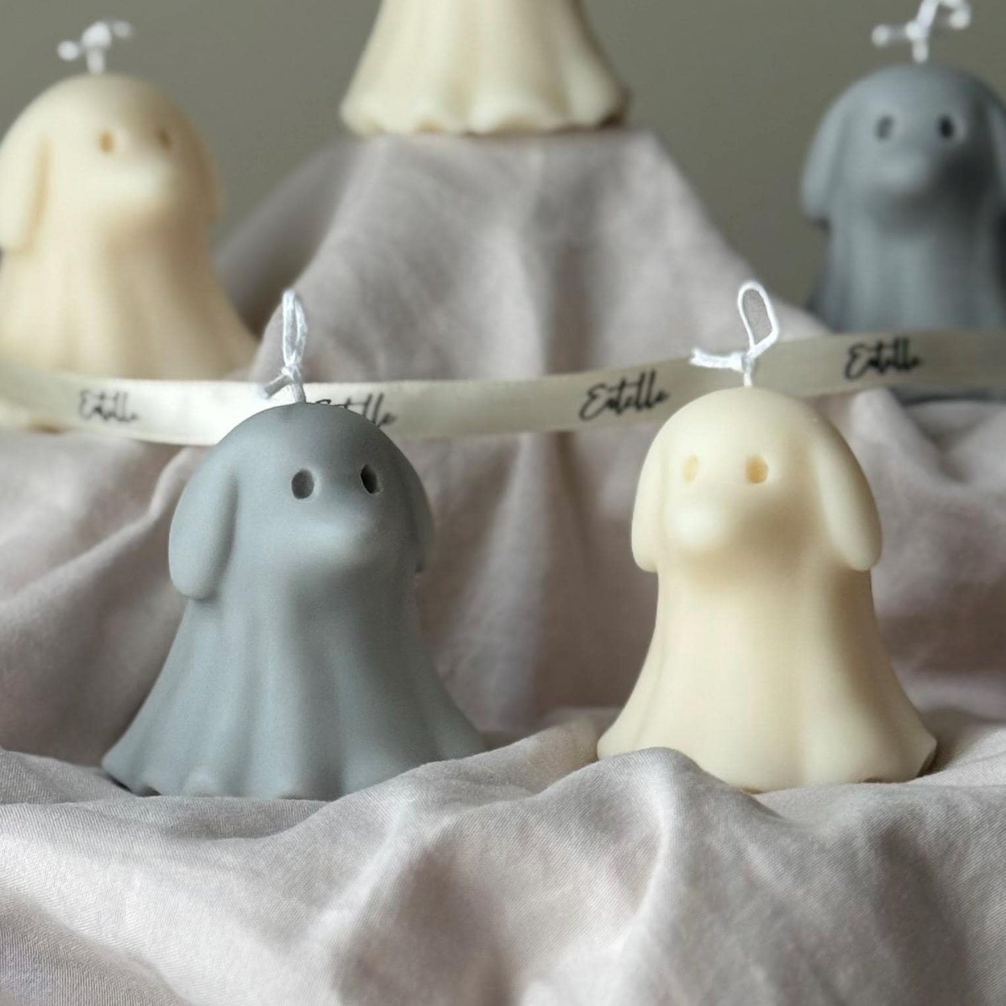 Cute Halloween Dog Ghost Candle