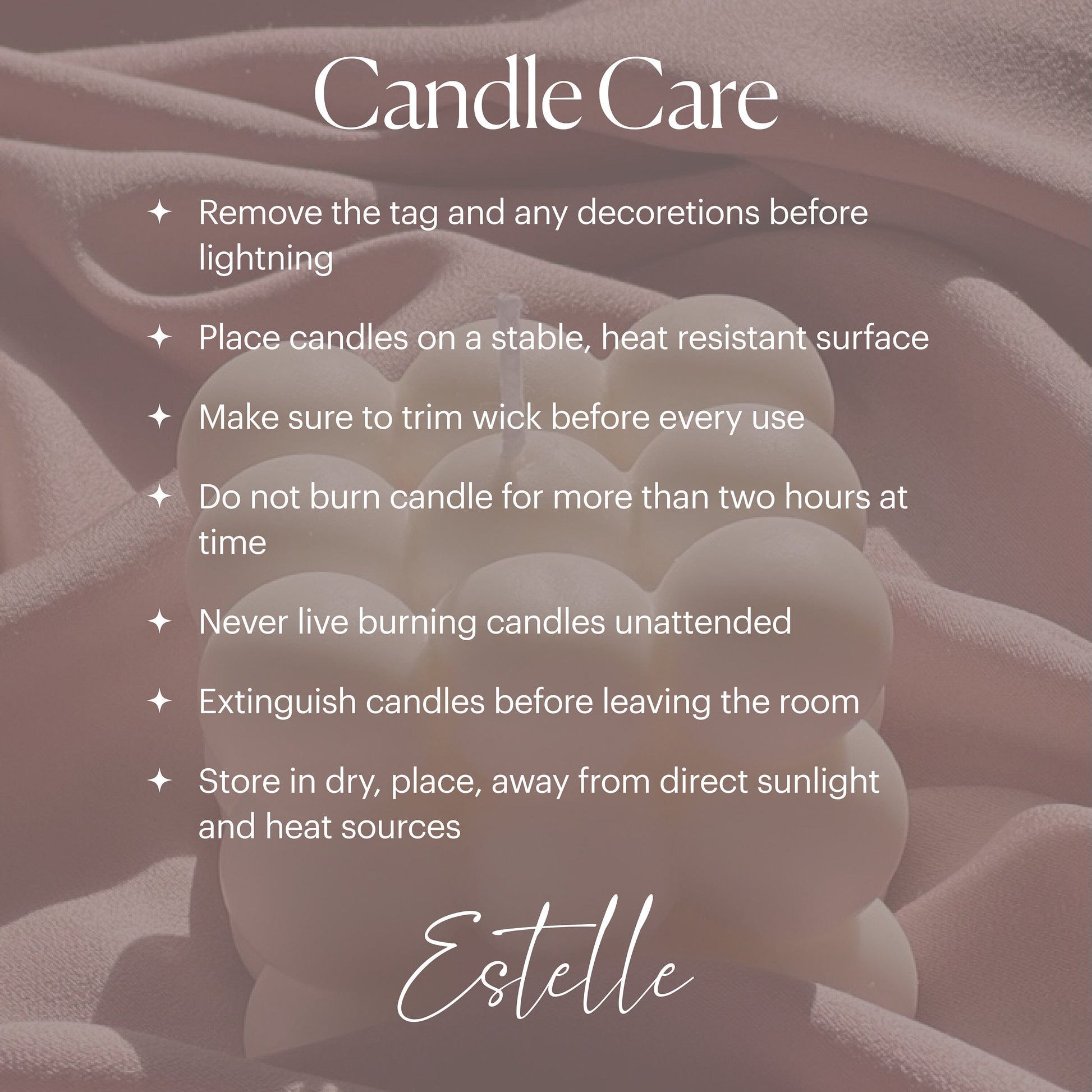 Huge Lotus Candle