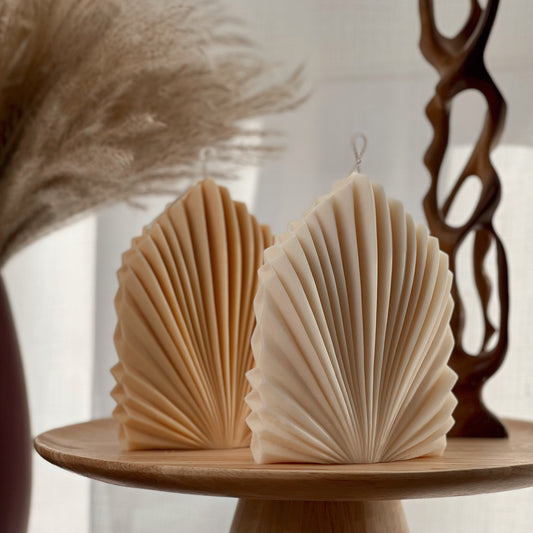 Sculptural Palm Leaf Candle