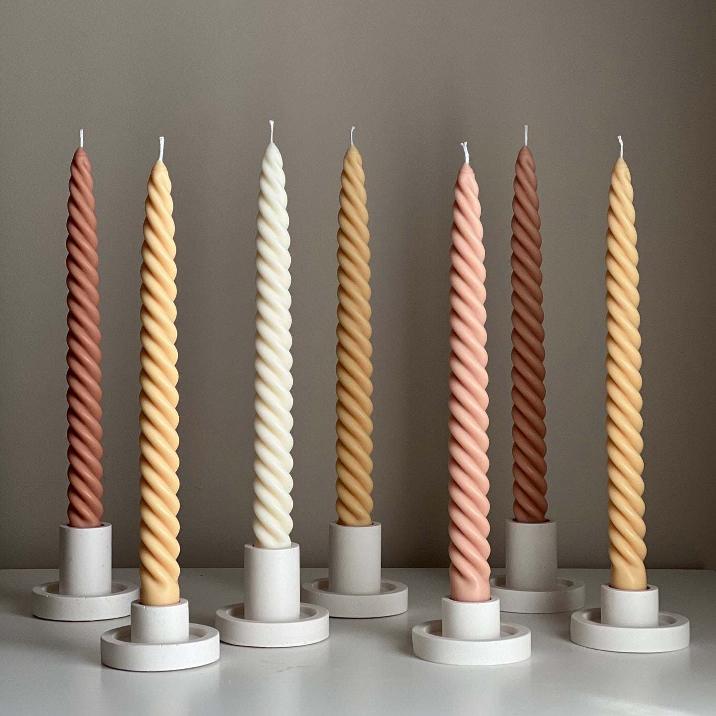 Tall Twisted Taper Candle