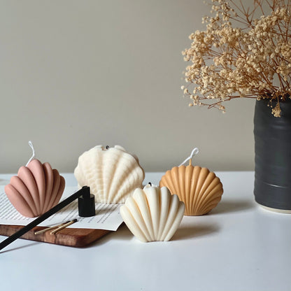 Large Sea Shell Candle
