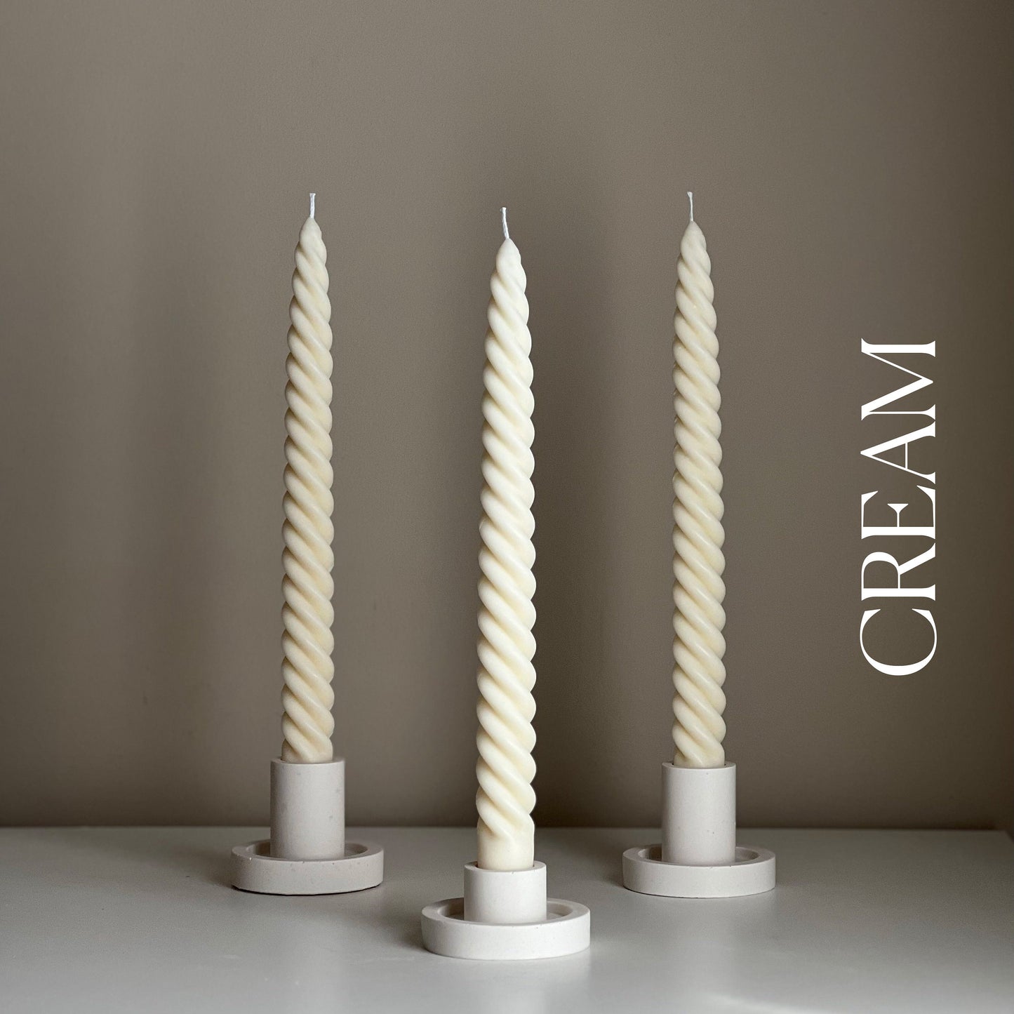 Tall Twisted Taper Candle