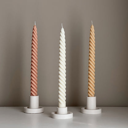 Tall Twisted Taper Candle