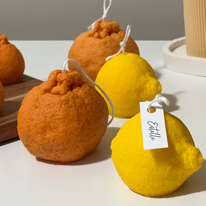 Lemon Shaped Candle