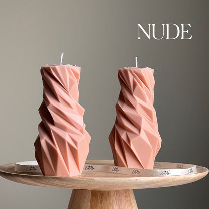 Diamond Pillar Candle