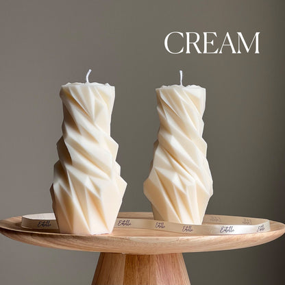 Diamond Pillar Candle