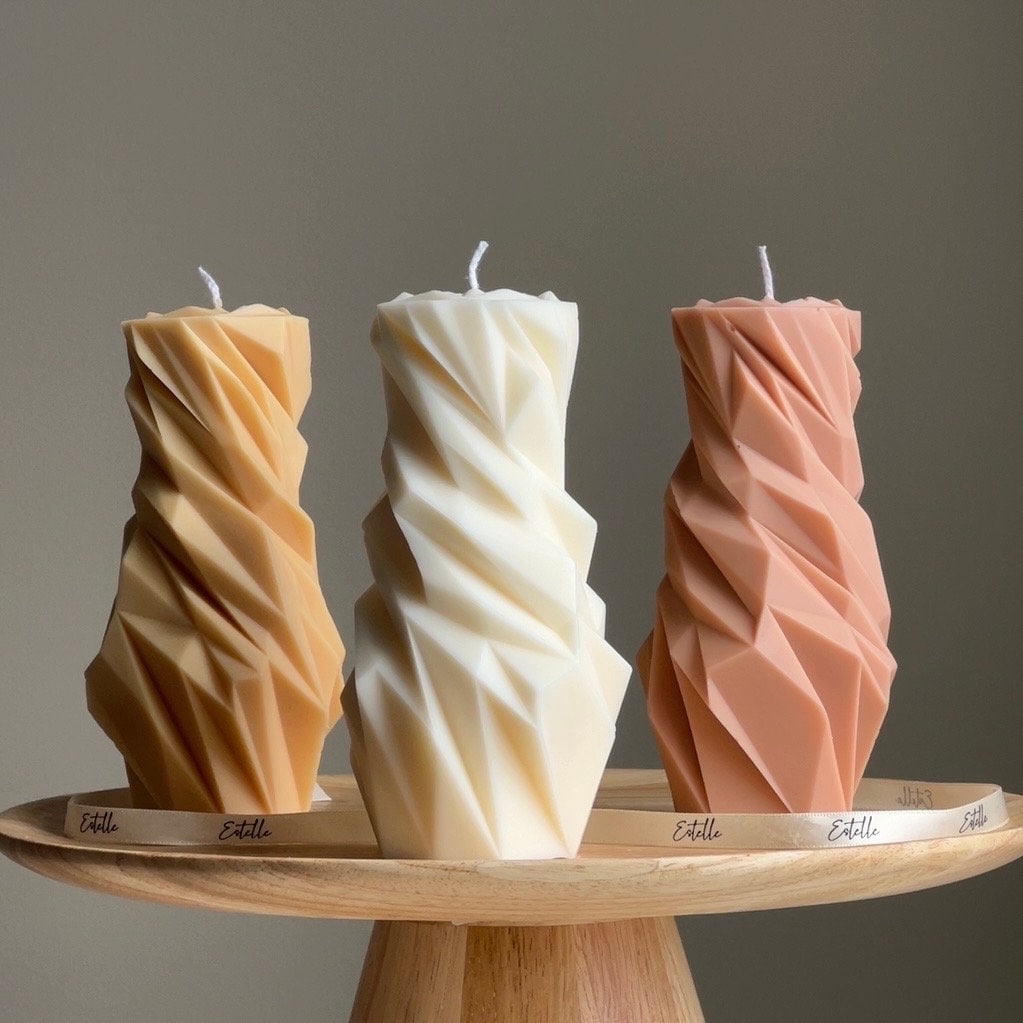 Diamond Pillar Candle