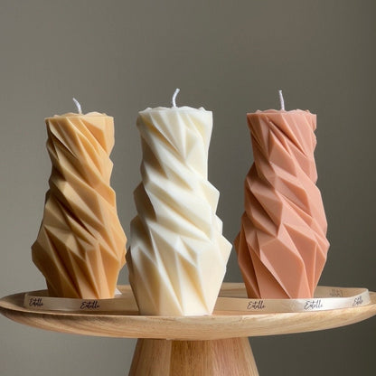 Diamond Pillar Candle