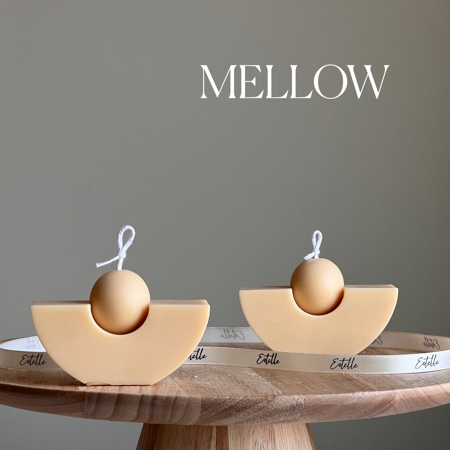 Geometric Soy Candle: Minimalist Home Decor, Custom Scent