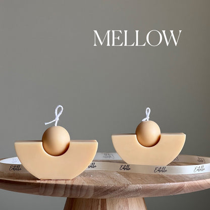 Geometric Soy Candle: Minimalist Home Decor, Custom Scent