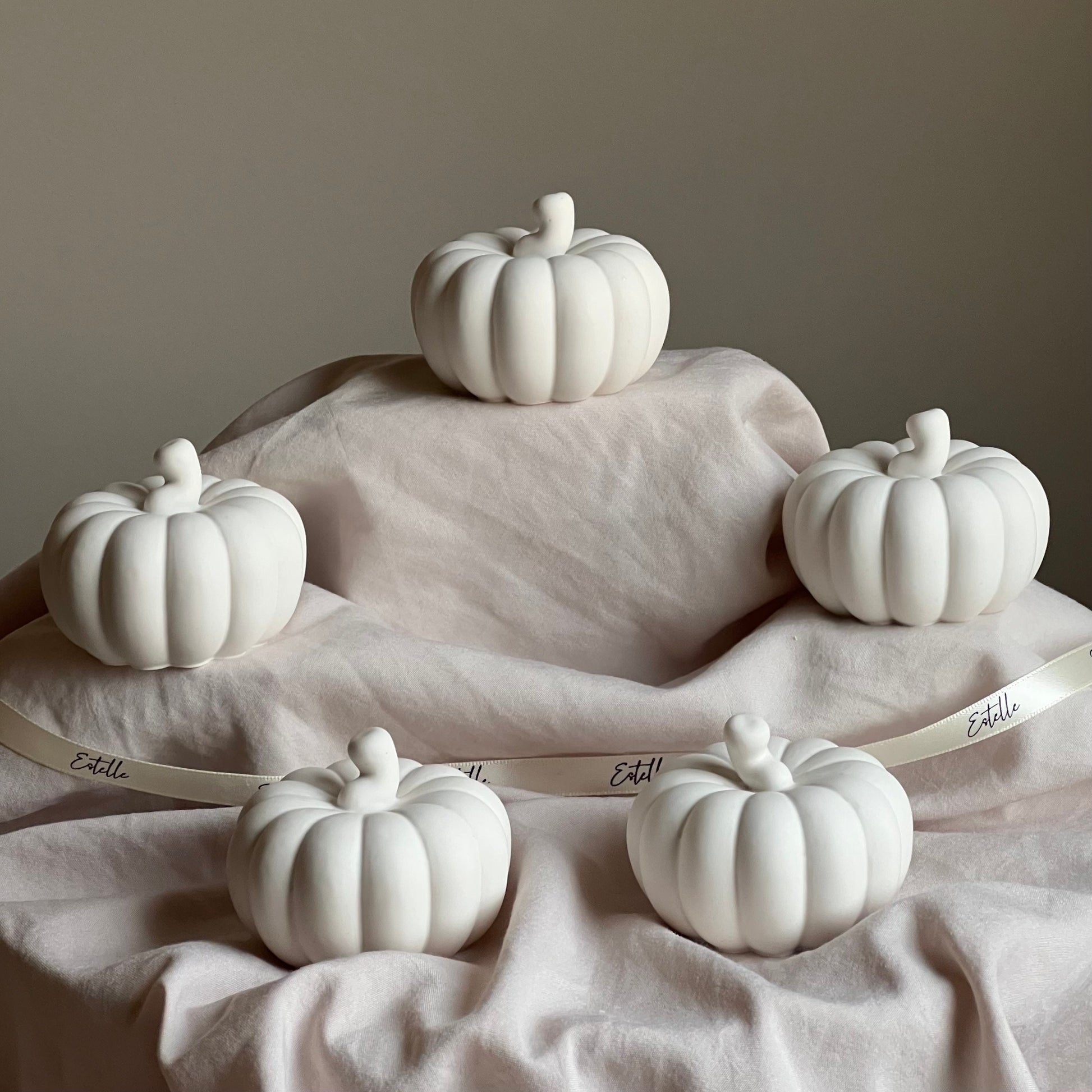Cute Autumn Pumpkin Stone Decor