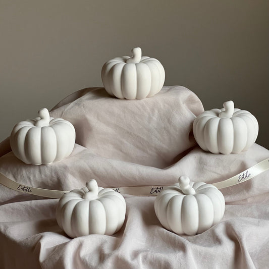 Cute Autumn Pumpkin Stone Decor