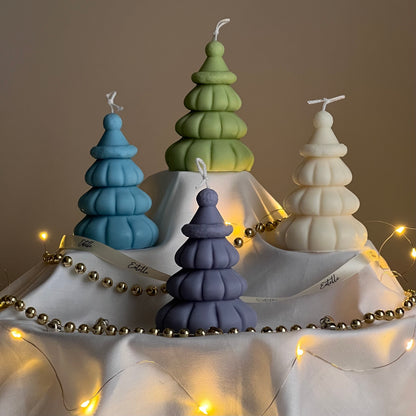 Christmas Tree In Hat Candle