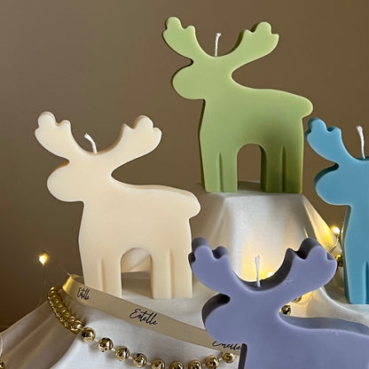 Christmas Reindeer Candle