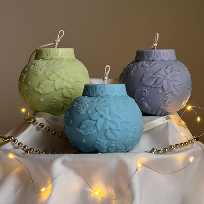 Huge Christmas Bauble Candle