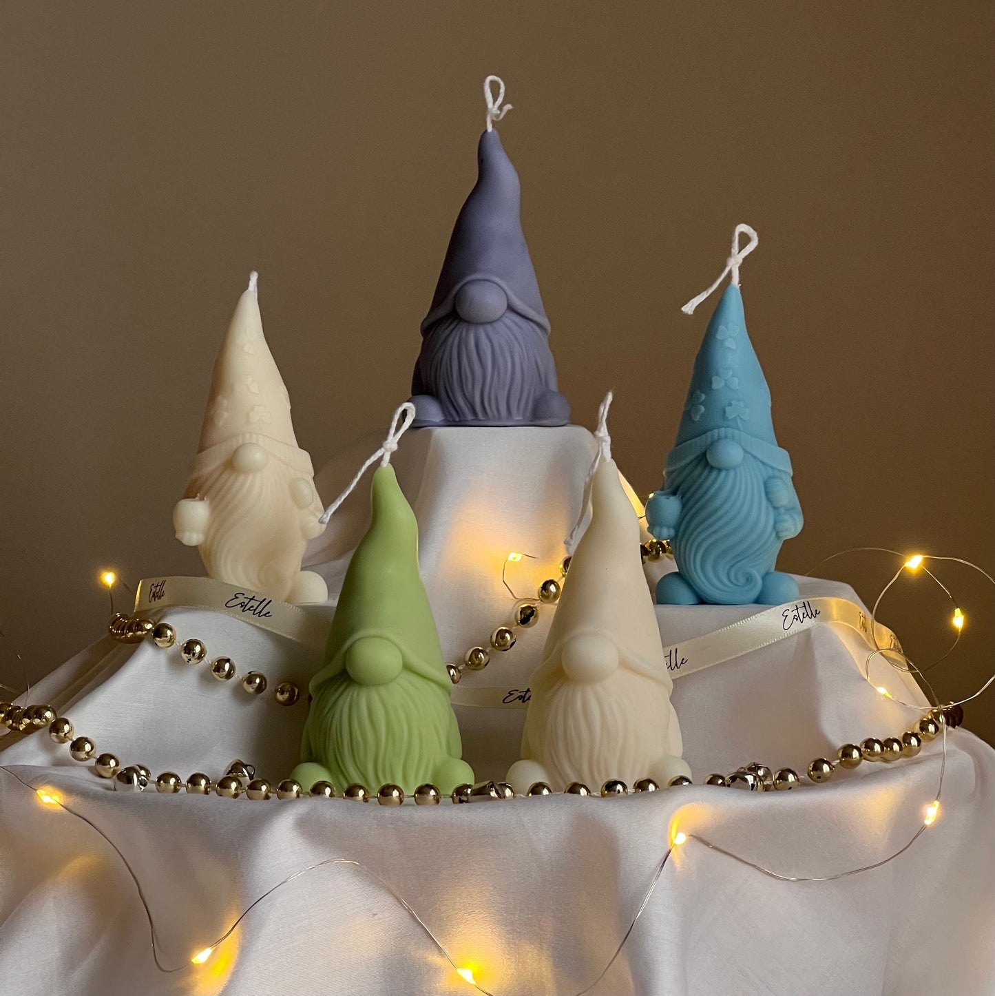 Christmas Gnome Candle