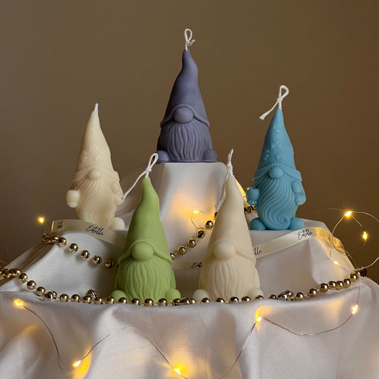 Christmas Gnome Candle