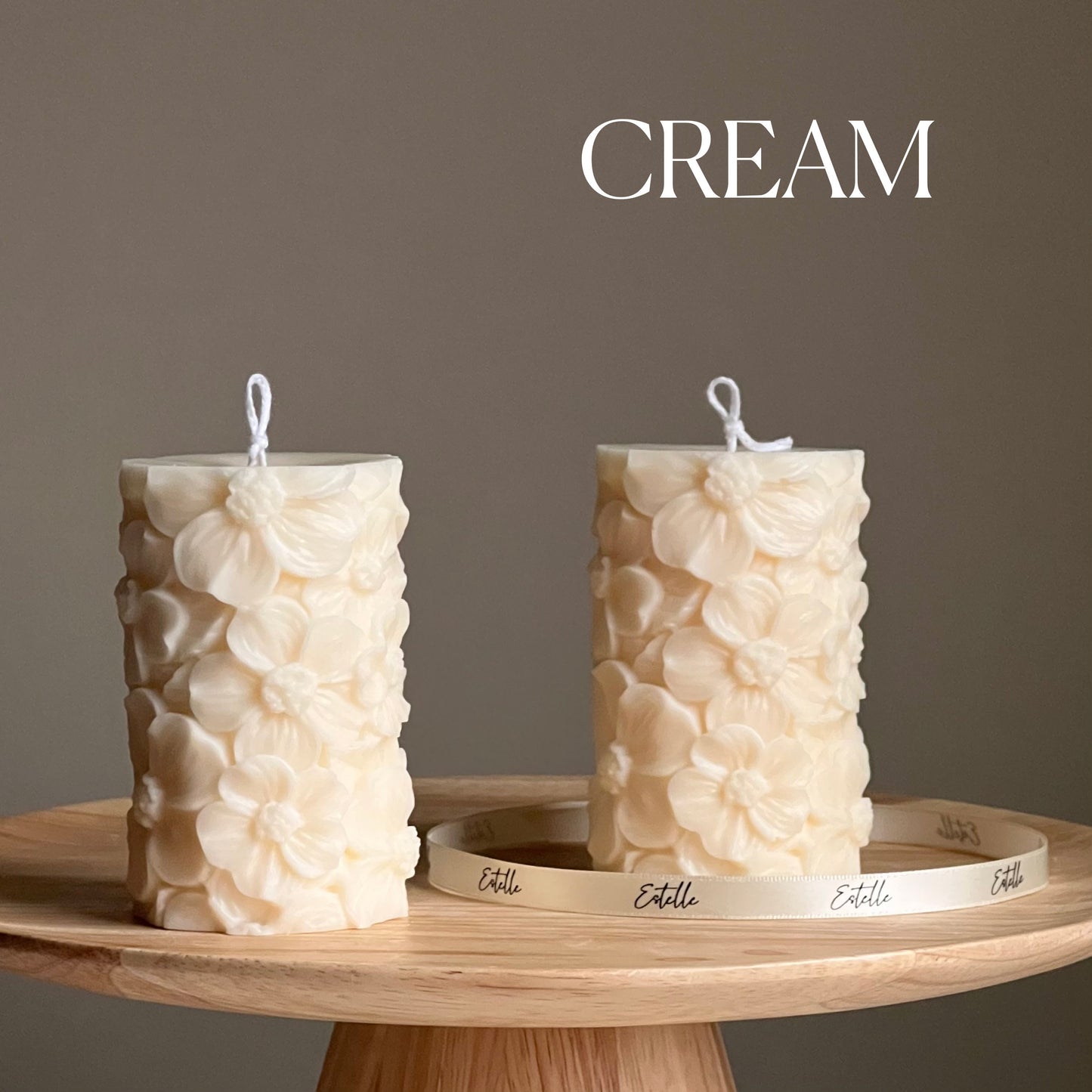 Sakura Pillar Candle