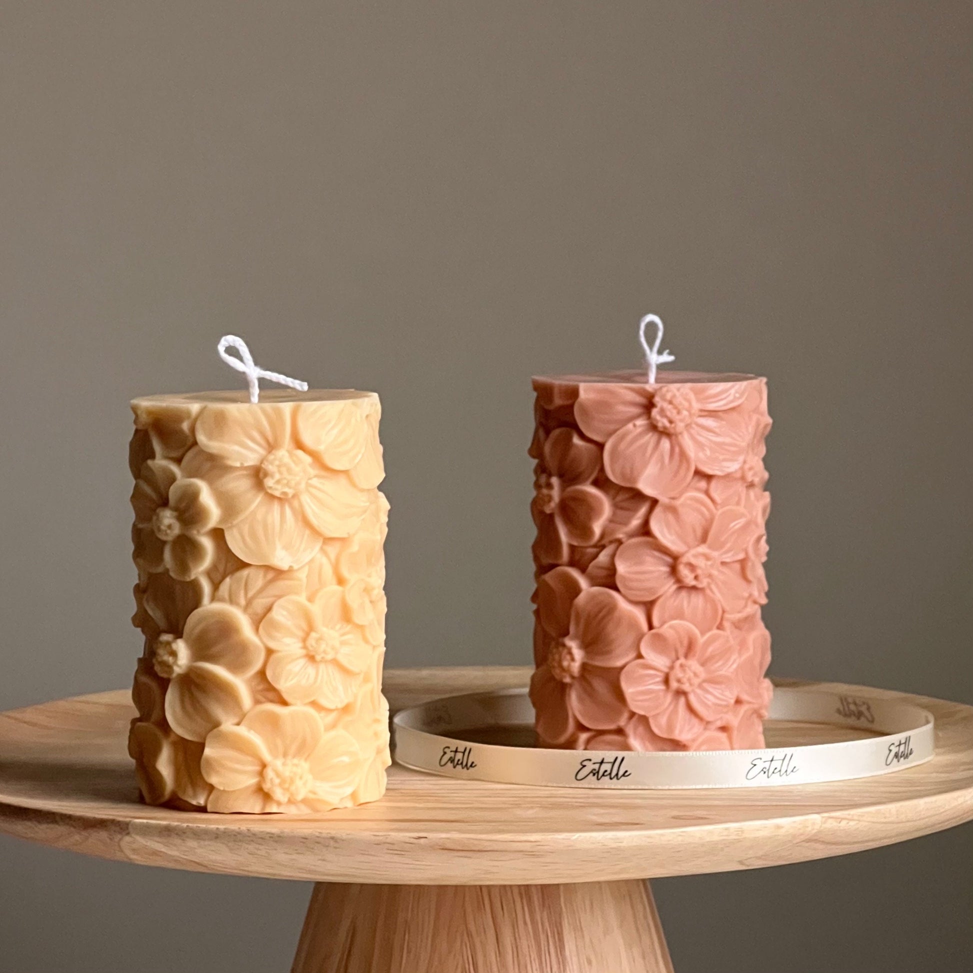 Sakura Pillar Candle