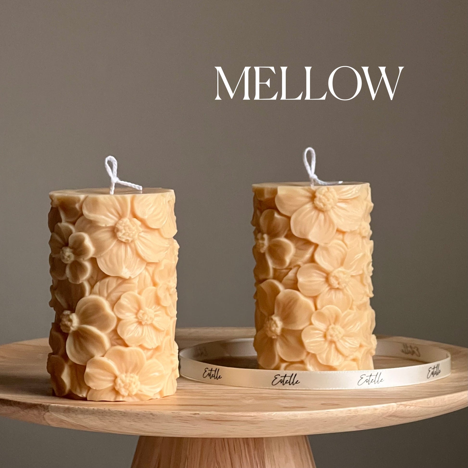 Sakura Pillar Candle