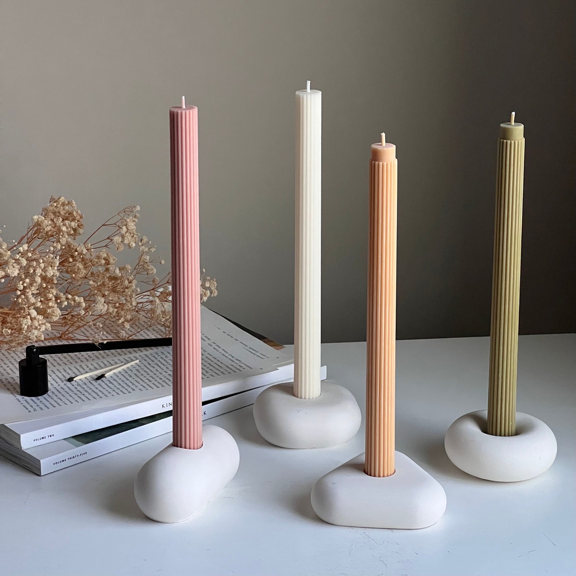 Geometric Candlestick Holder