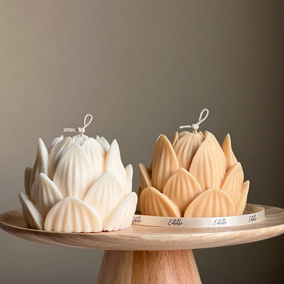 Huge Lotus Candle