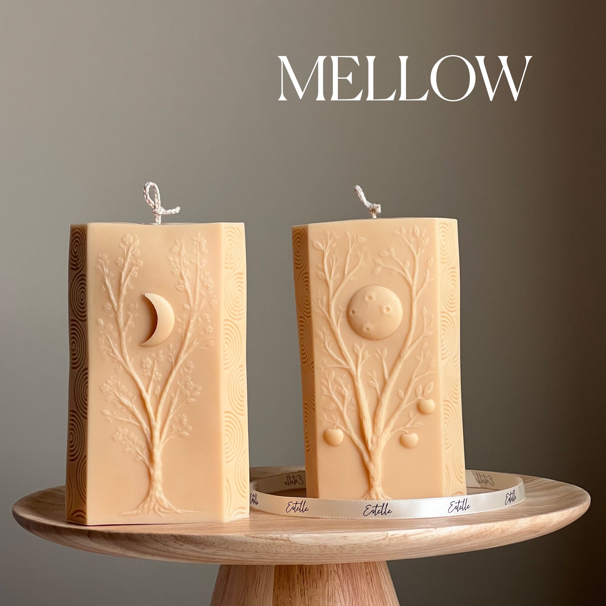 Huge Triangle Moon Seasons Candle