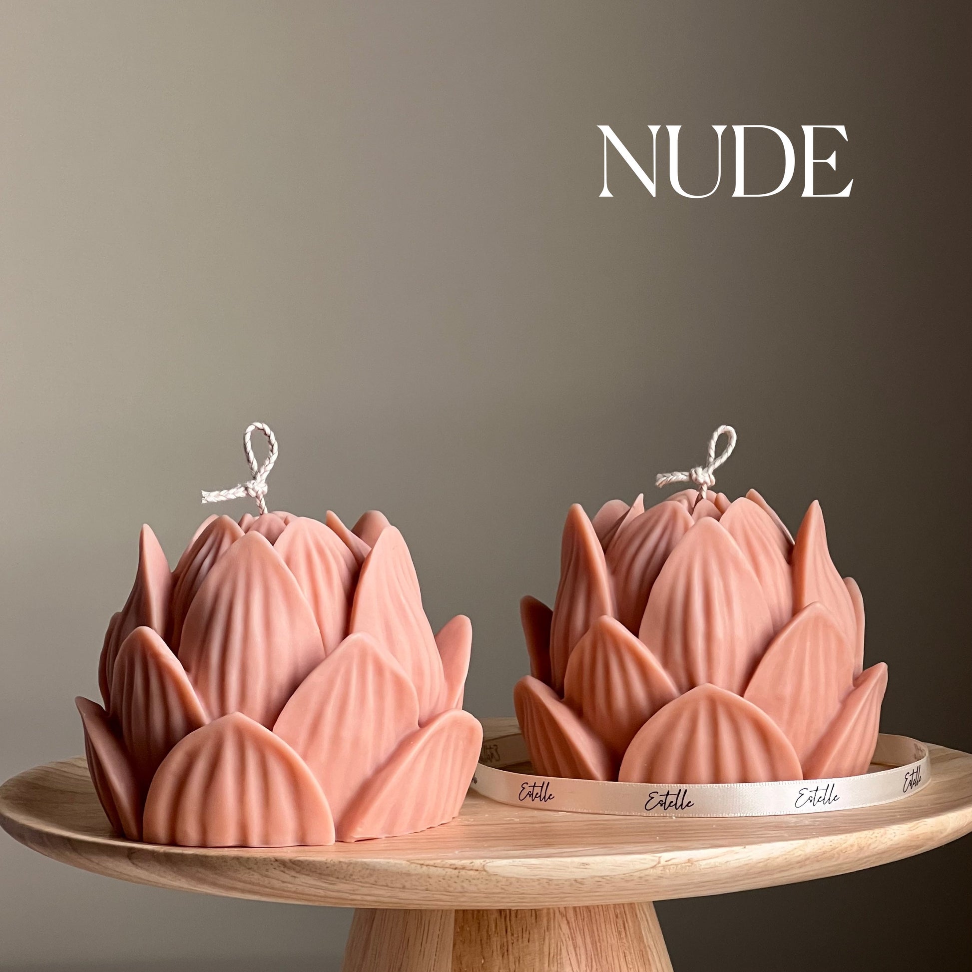 Huge Lotus Candle