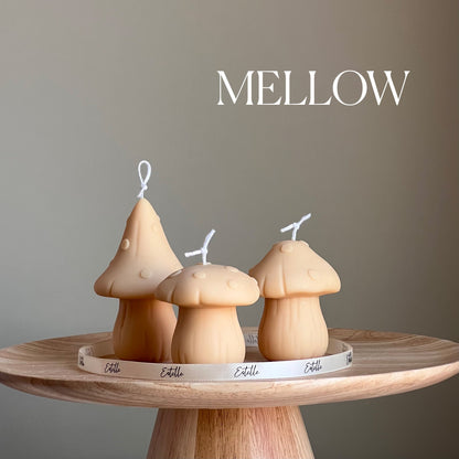 Cute Mushrooms Candle Set