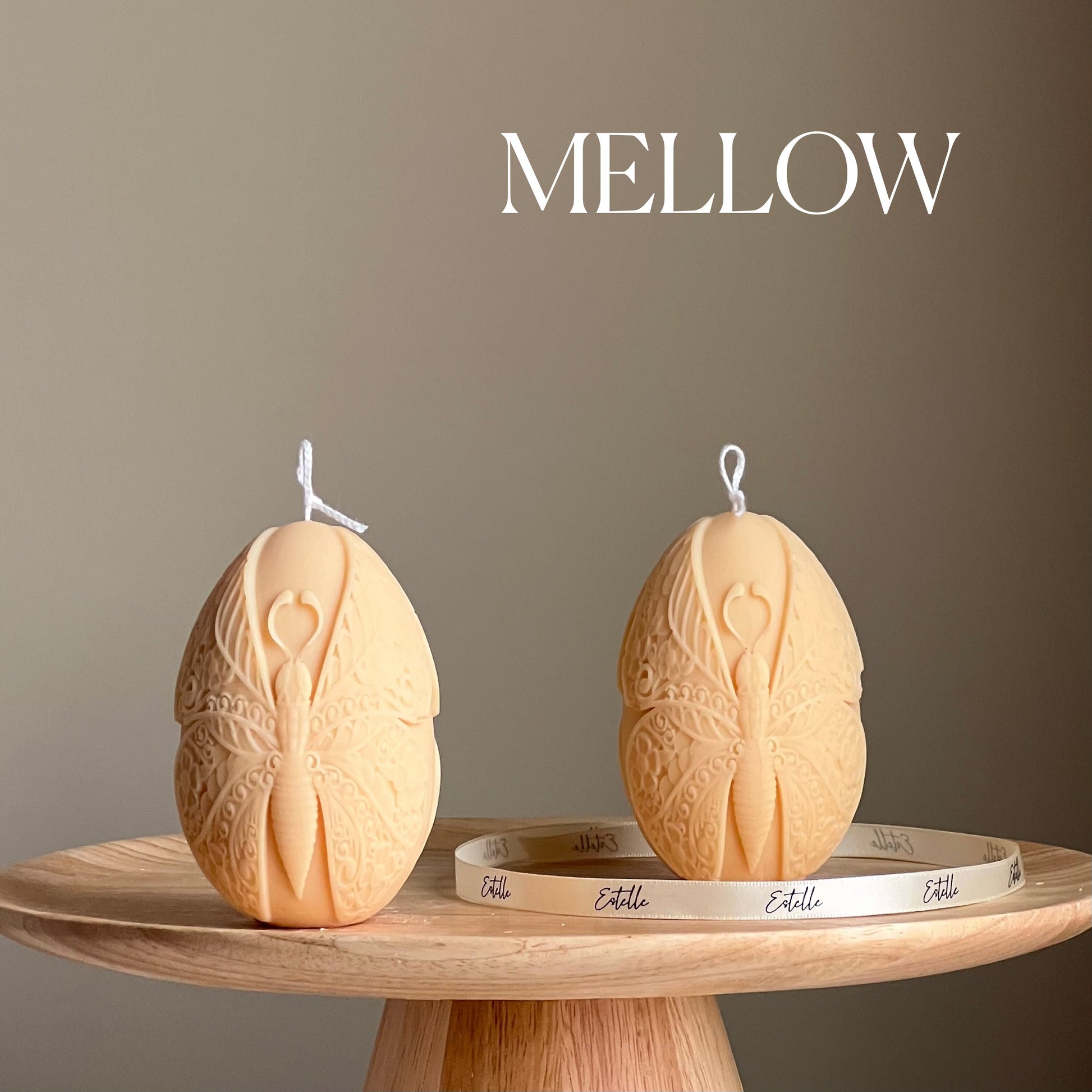 Easter Egg Butterfly Candle