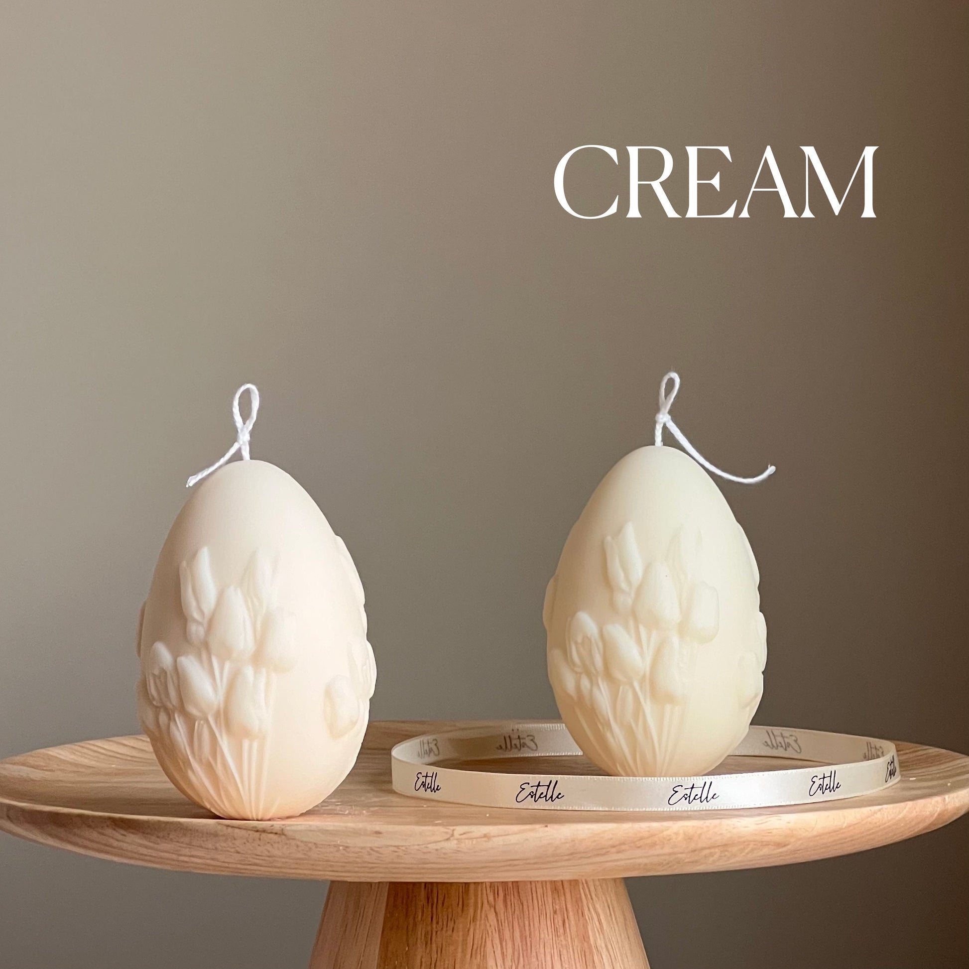 Easter Egg Tulips Candle