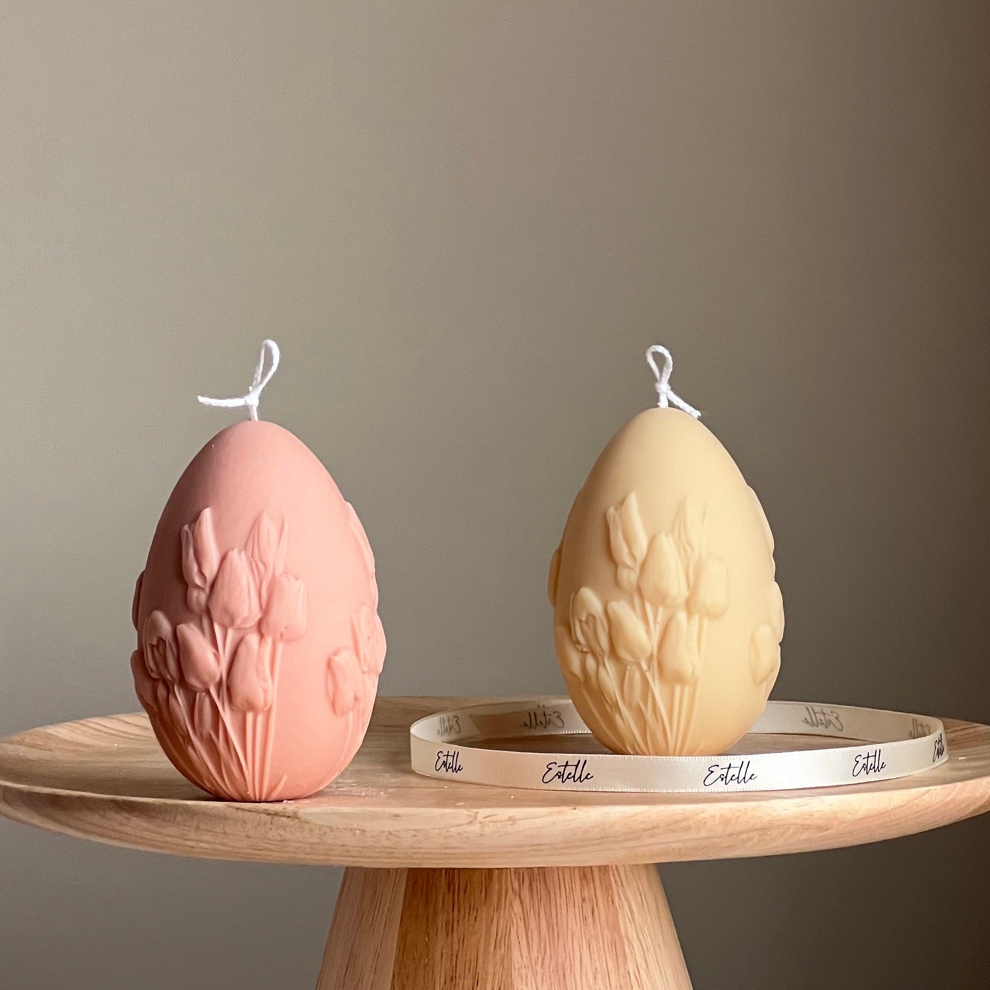 Easter Egg Tulips Candle